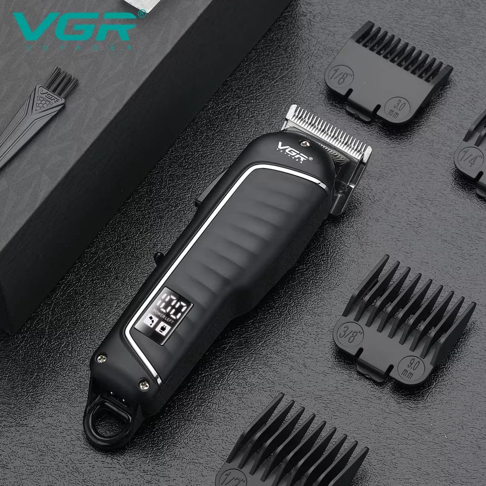 Image of VGR V-683 Professional Hair Clipper For Men With Quick Charge, 200 Mins Run-time, For Cord & Cordless Use (Black)