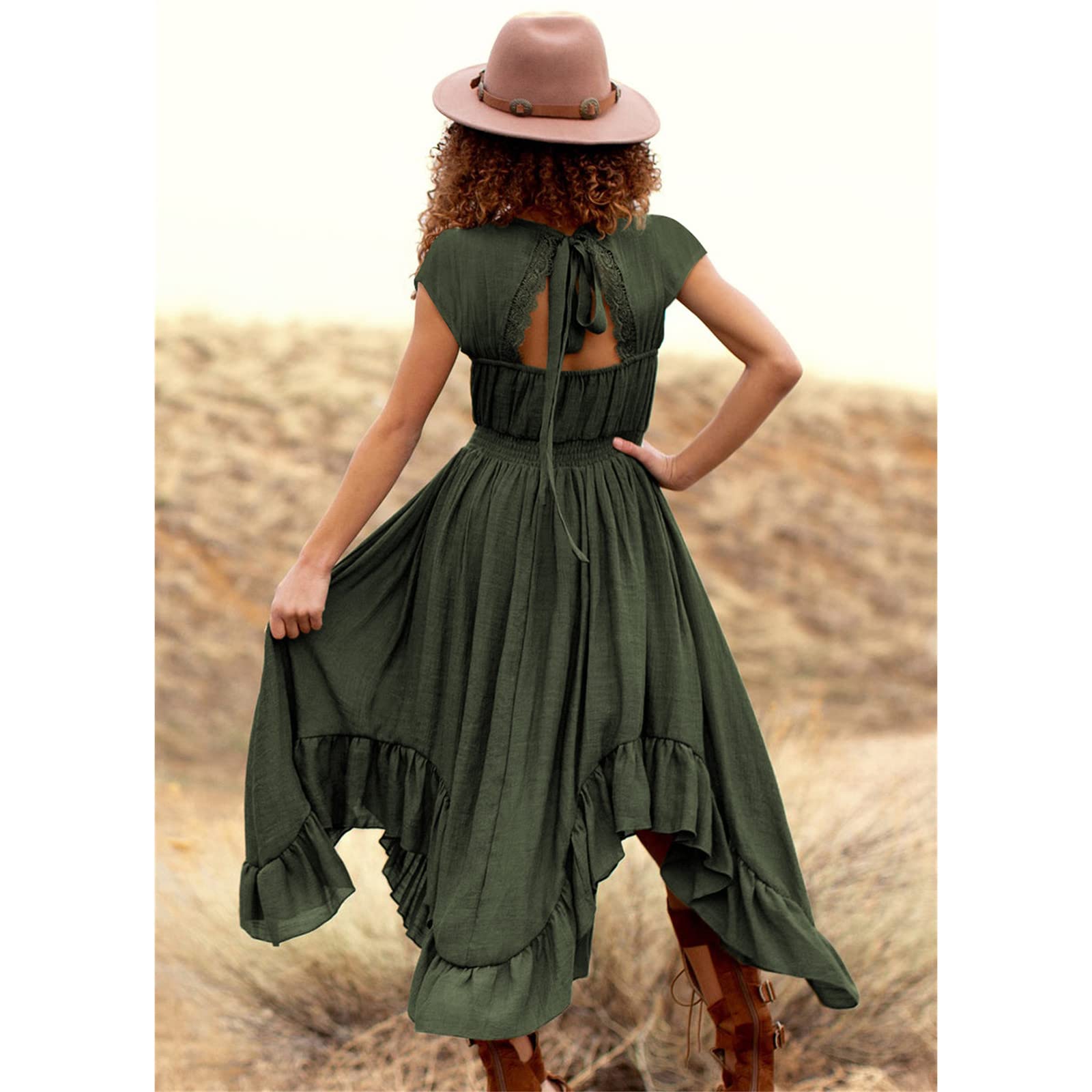 Amazon.com: Vintage Kids Clothes 7-12Y Irregular Solid Swing Little Dress  Girls Dresses Short Retro (Army Green, 11-12 Years): Clothing, Shoes &  Jewelry