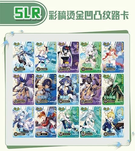 Genshin Impact Collectible Card Game Booster Packs-Tcg Booster Packs Trading Card #TOP5