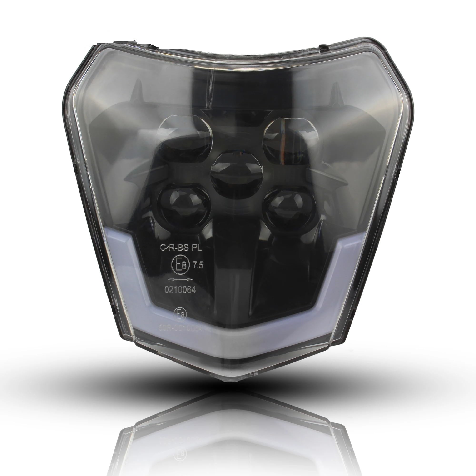 「KTM EXC/XC/SX系 150〜530cc LEDヘッドランプ」 オートバイ LED ヘッドライト ヘッドランプ KTM EXC EXCF SX SXF