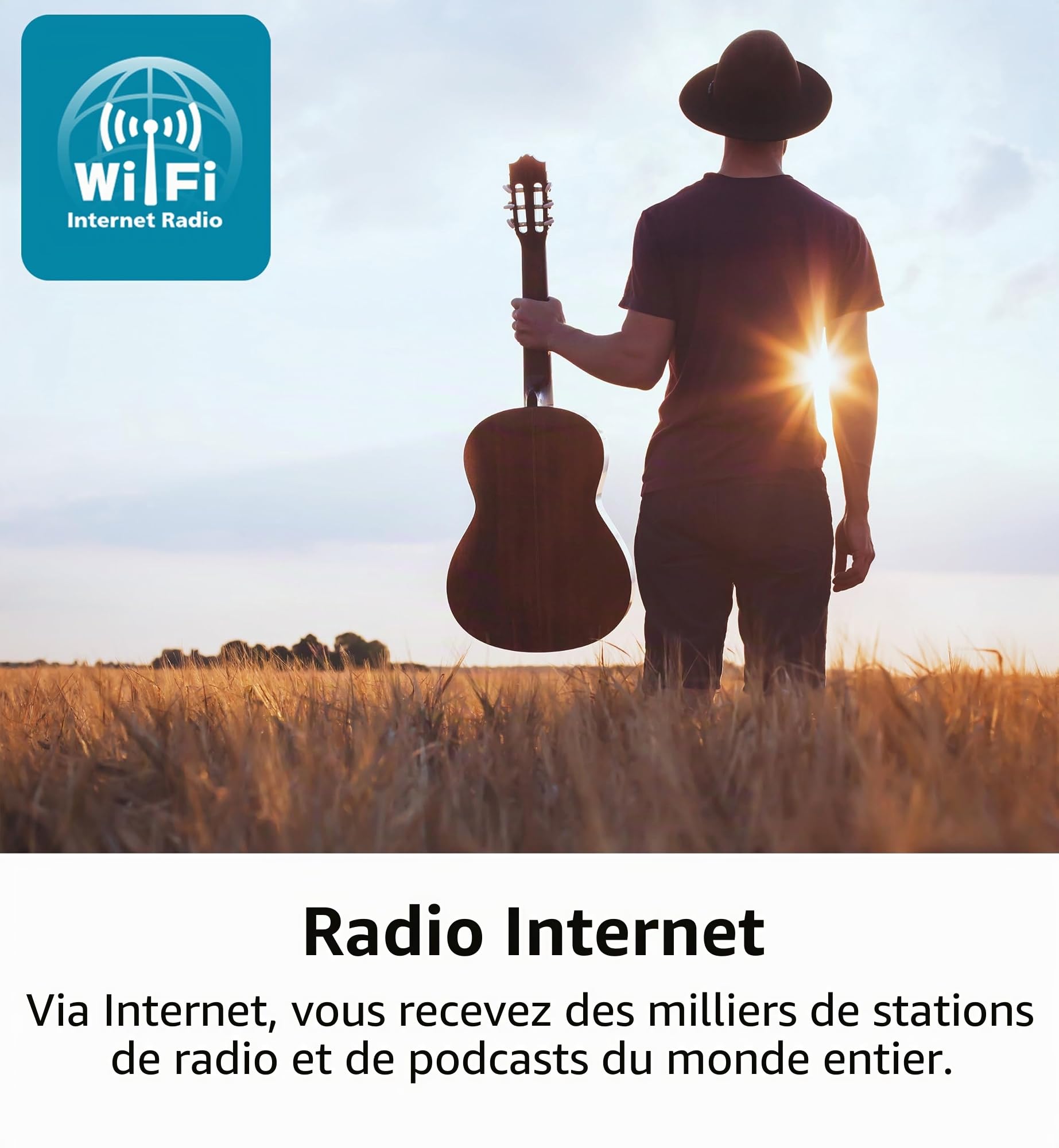 Karcher DAB 9000CDi Radio Internet avec lecteur CD DAB+/FM RDS, Wi-Fi & Bluetooth, port USB, AUX-IN, réveil avec double alarme, caisson de basses intégré) Noir