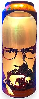 Breaking Bad ‘Heisenberg’ Beer Can Lantern! Bryan Cranston Pop Art Candle Lamp, Unique Halloween Gift!