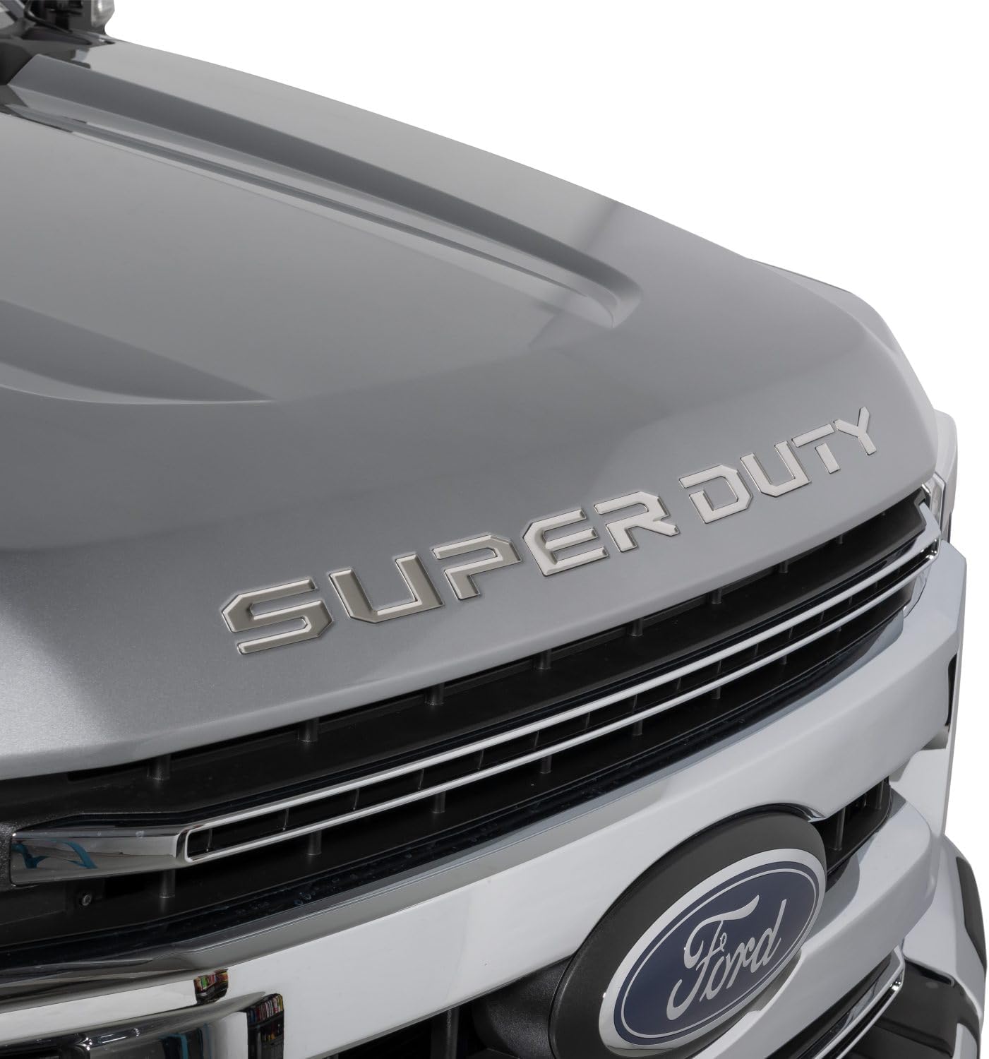 Putco Ford Super Duty Hood Lettering Kit - Stainless Steel - Fits Ford F250,F350,F450 2023-2026
