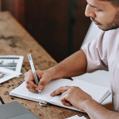 Miniatura 7 de CAGIE Cuadernos con forro de cuero para el trabajo, diario del árbol de la vida para escribir, cuaderno de rayas universitarias con 256 páginas, 5.7