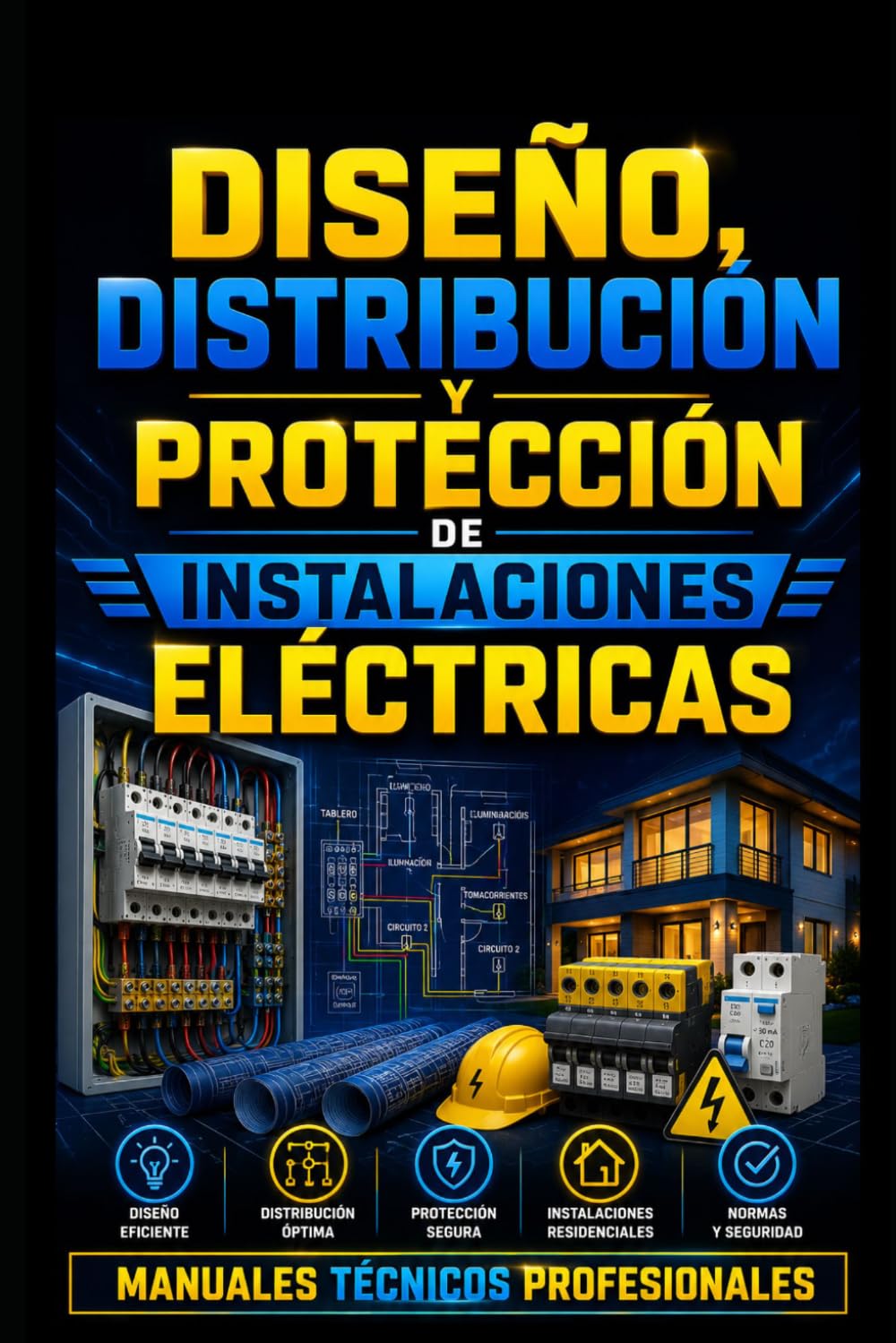 Diseño, Distribución y Protección de Instalaciones Eléctricas: Manuales Técnicos Profesionales (Electricidad Residencial)