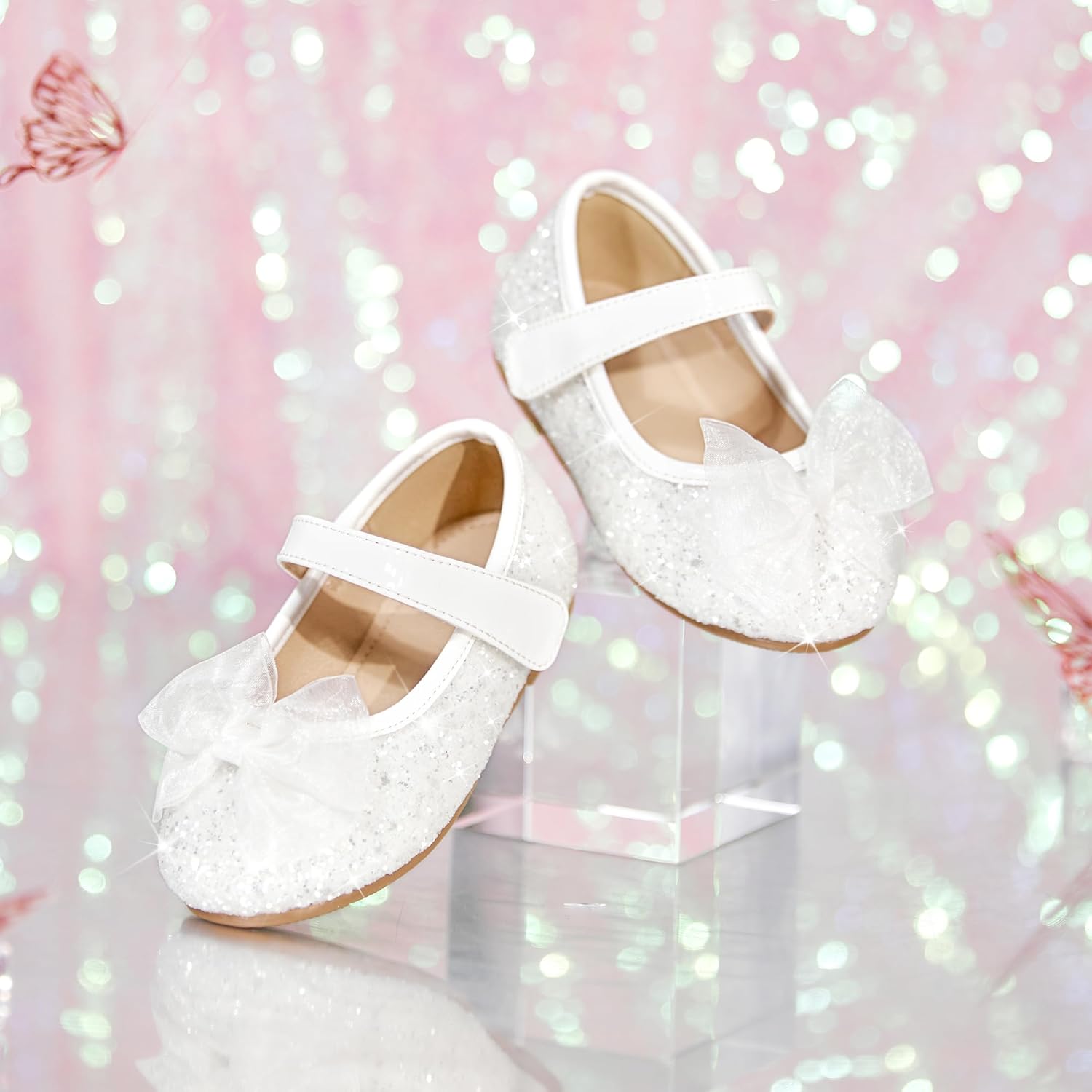 Otter MOMO Toddler/Little Girls Mary Jane Ballerina Flats Shoes Slip-on School Party Dress Shoes - Image 7