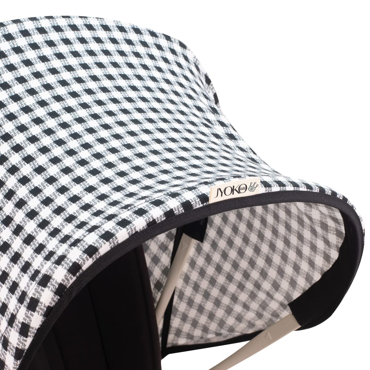 JYOKO KIDS Capota para Silla de Paseo y Cochecito de Bebé compatible con Bugaboo Bee 3, Bee plus, Bee 5, Elaborada en Tejido de Algodón Elástico, Suave y Transpirable (Vichy)