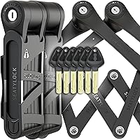 Vista 13 de Seatylock FoldyLock - Candado plegable compacto para bicicleta, candado para bicicleta galardonado y patentado, ligero, de alta seguridad