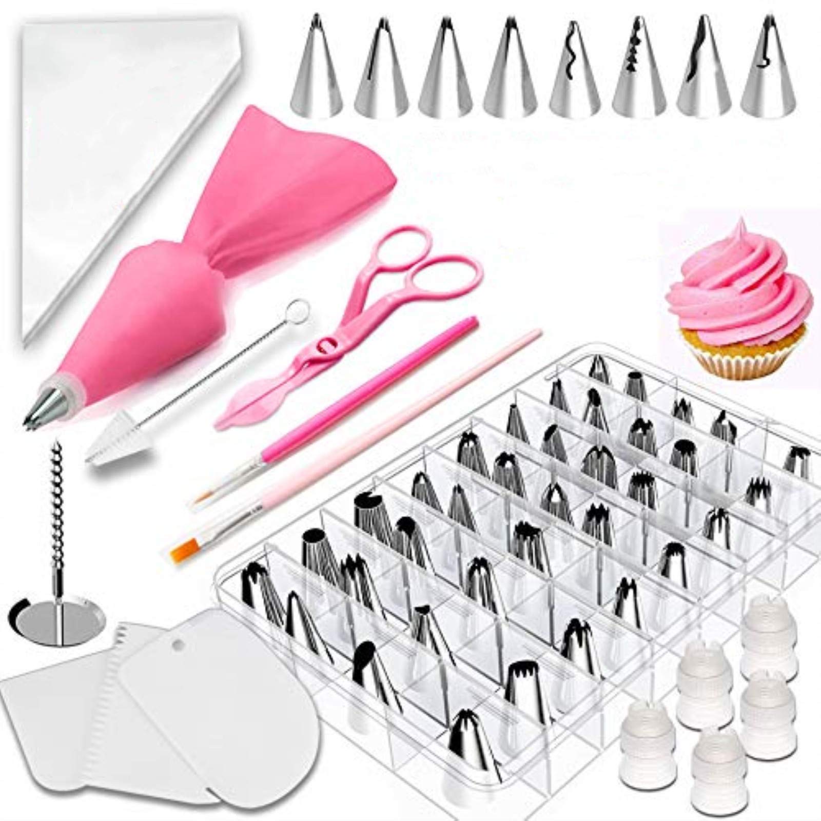 Set 5 Ugelli Decorazione Torta In Acciaio Inox - Per Pasticceria E Cupcakes Set 5 Ugelli Decorazione Torta In Acciaio Inox - Per Pasticceria E Cupcakes