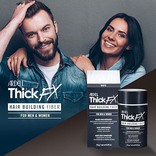Miniatura 6 de Ardell Thick FX Fibra de construcción de cabello blanco para cabello más completo al instante, 0.42 oz