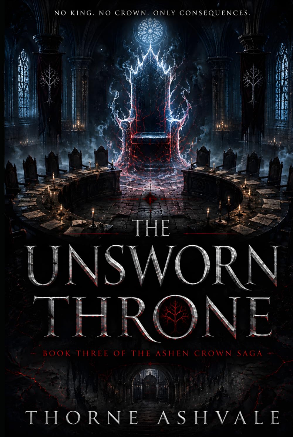 The Unsworn Throne: A Dark Epic Fantasy of Intrigue and Corrupted Power (The Ashen Crown Saga)