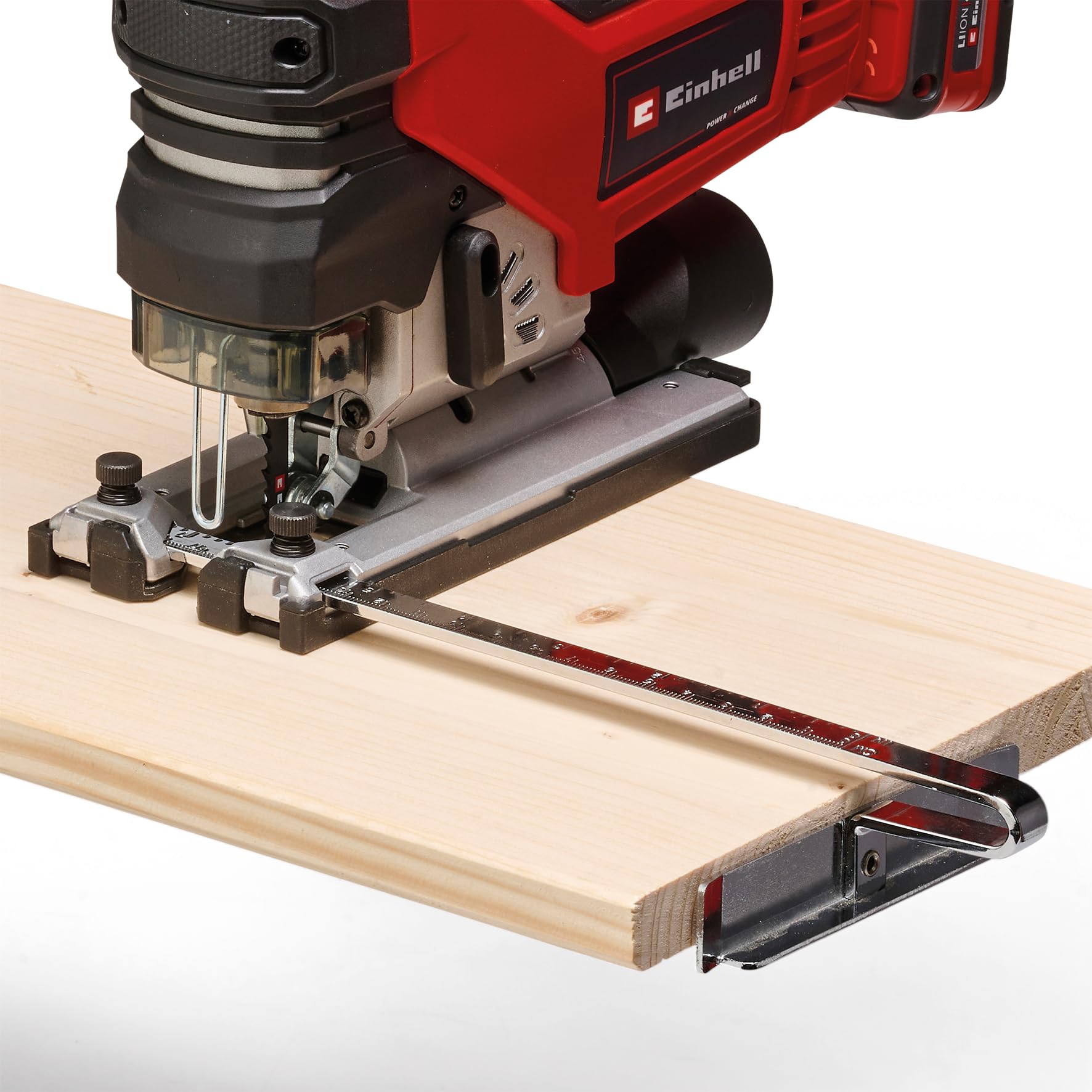 Seghetto alternativo a batteria Einhell Professional TP-JS 18/135 Li BL Power X-Change (18 V, profondità taglio 135 mm su legno, altezza sollevamento 26 mm, brushless, incl. lama, senza batteria)