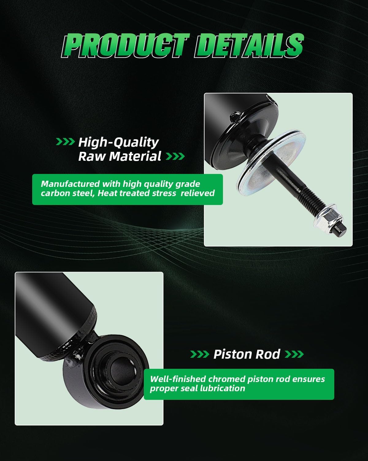 Shocks Struts,SCITOO Rear Shock Absorbers Fit for Chevrolet for Malibu 2004-2012,for Pontiac G6 2005-2010,for Saturn Aura 2007-2009 Strut Assembly accessory set of 2