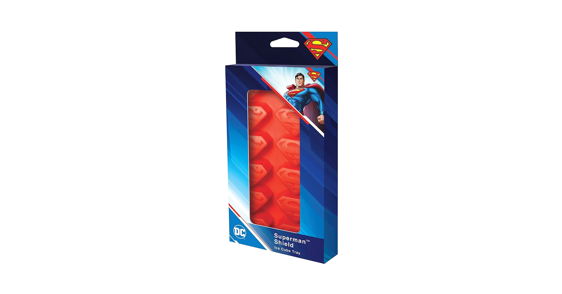 スーパーマン トレー✳︎ Amazon.com: ICUP Superman Ice Cube Tray, 8.5 x 4.5 x .9, Red