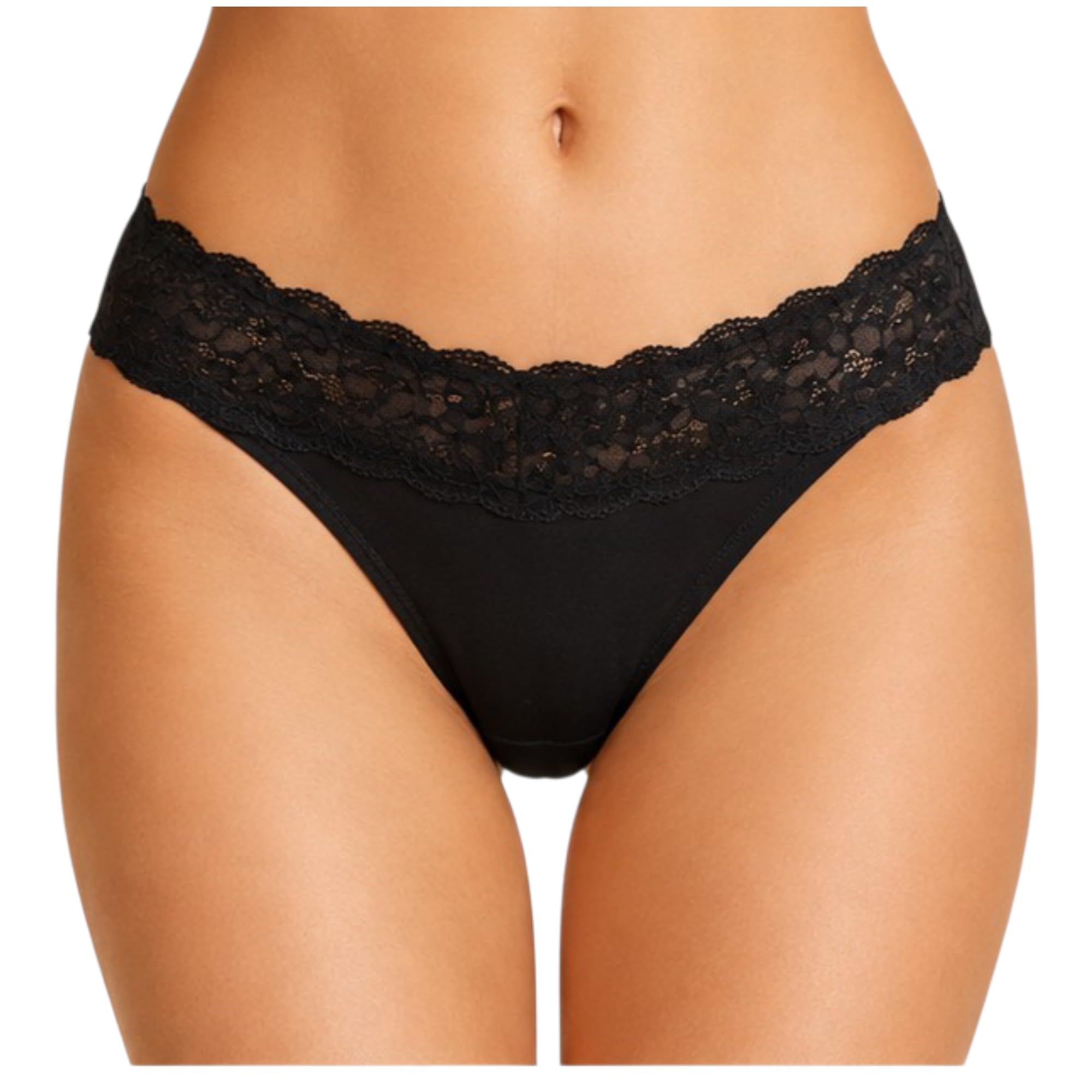 sizzlestyle Women's V-Shape Pantis, Black-picture-9