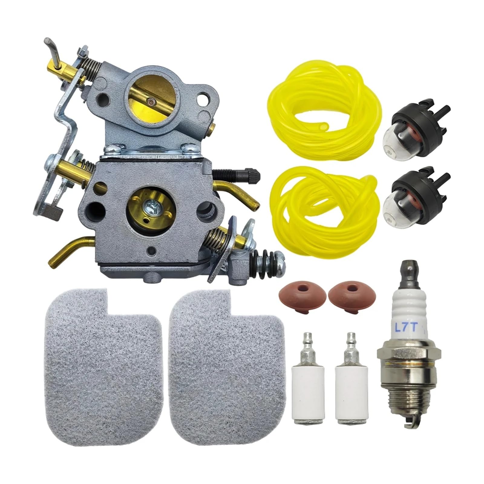 Ajuste for Poulan Pro PP4218A 18 "42CC repuestos de motosierra carburador filtro de combustible y aire junta de línea Kit de afinación