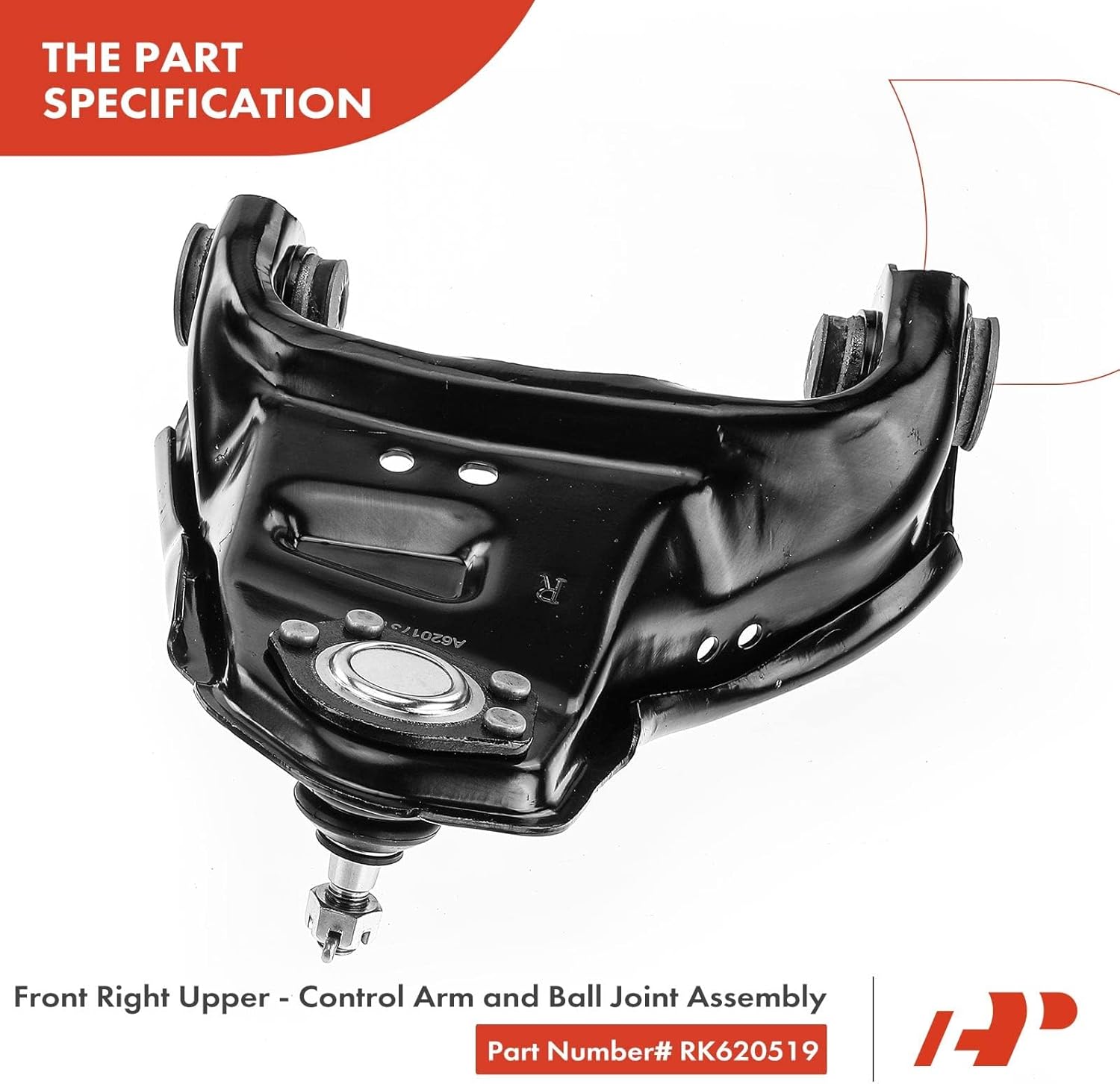 A-Premium Set of 4, Front Upper Control Arm, Sway Bar Link, Compatible with Chevrolet Blazer 95-05, S10 95-04, GMC Sonoma 95-04, Jimmy 95-05, Isuzu Hombre 98-00, Oldsmobile Bravada 96-01