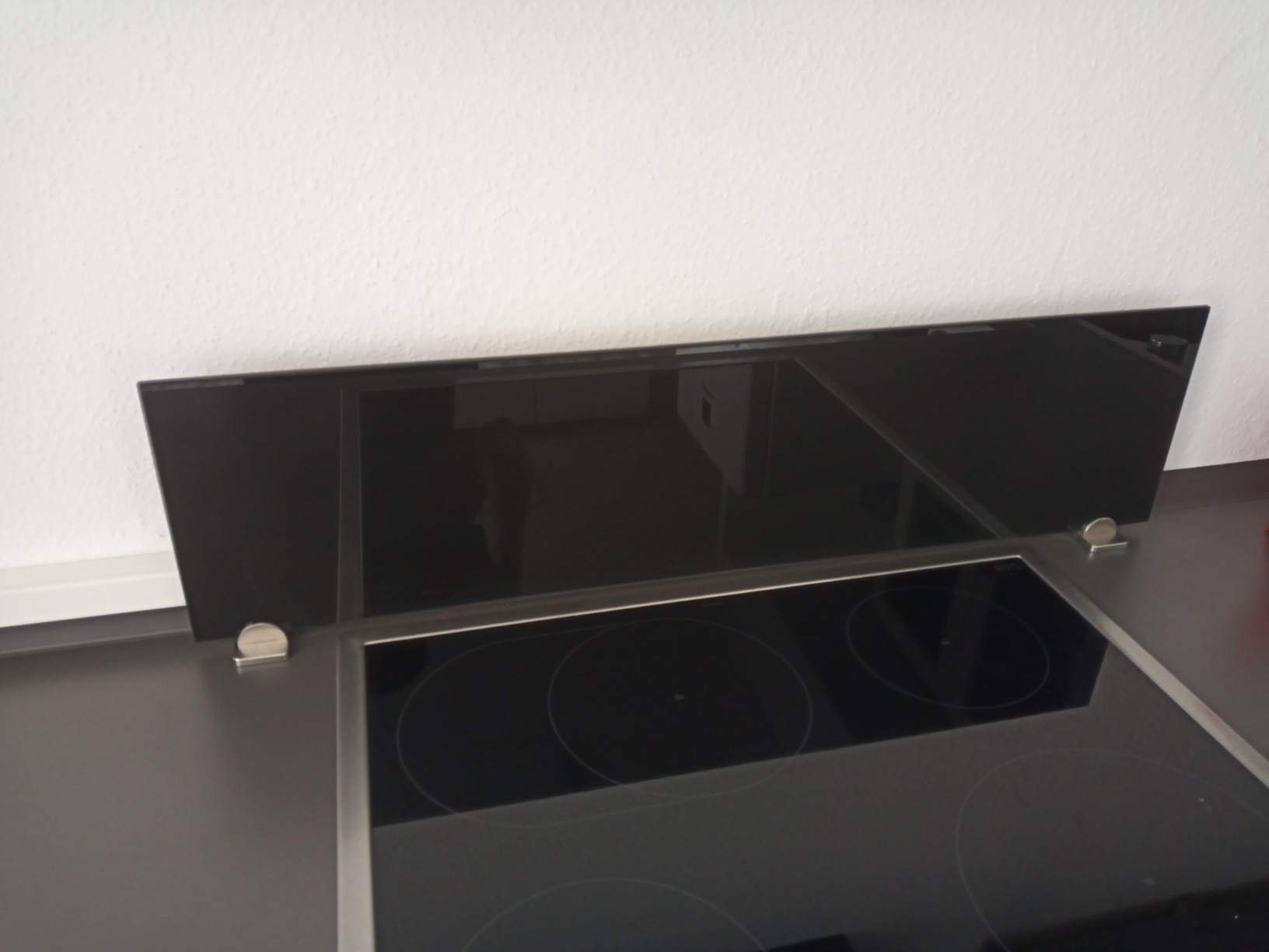 stauraum Spritzschutz Halterung ohne Bohren Herd Kochinsel mit ...