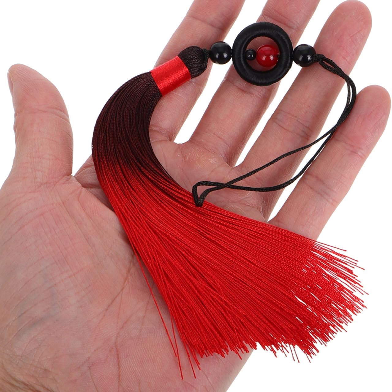 Chinese Sword Tassel Gradient Light Sword Tassels for Car Bag Hanging Pendant Decor Tai Chi Fencing Accessory