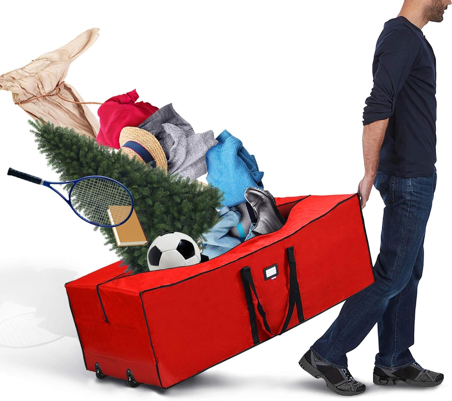 Marabell Premium Quality Heavy Duty Storage Bag with Wheels (Regular