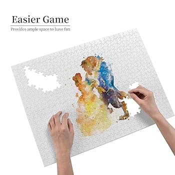 美女と野獣 ジグソーパズル 光る ジグソーパズル 1000ピース 「ムーンライト ボールルーム