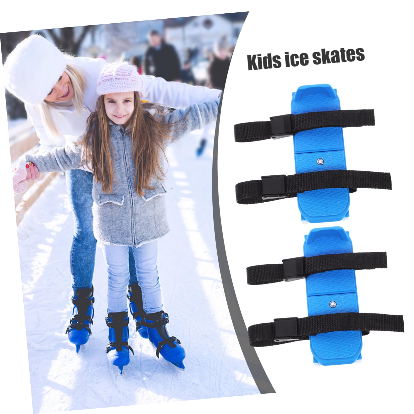 ibasenice Ayuda para Patinaje Zapatos Patinaje sobre Hielo Fijación Patines De Hielo Patines De Tobillo Patines De Hielo para Patines Soporte para Patines De Hielo para Niñas