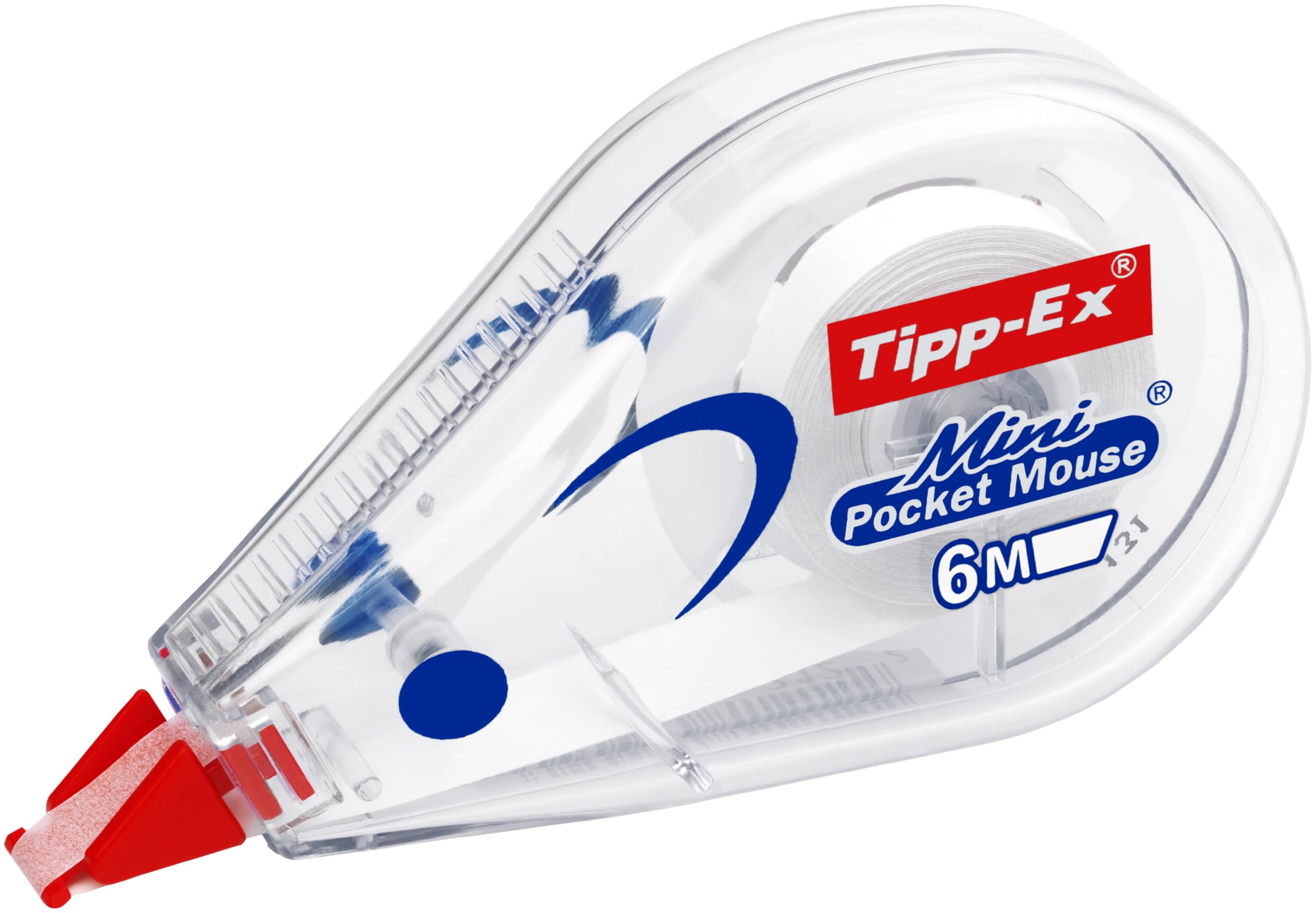Tipp-Ex Correttori a Nastro Mini Pocket Mouse 6 Pezzi, 2 Design Hydro Dipping, 4 Classici
