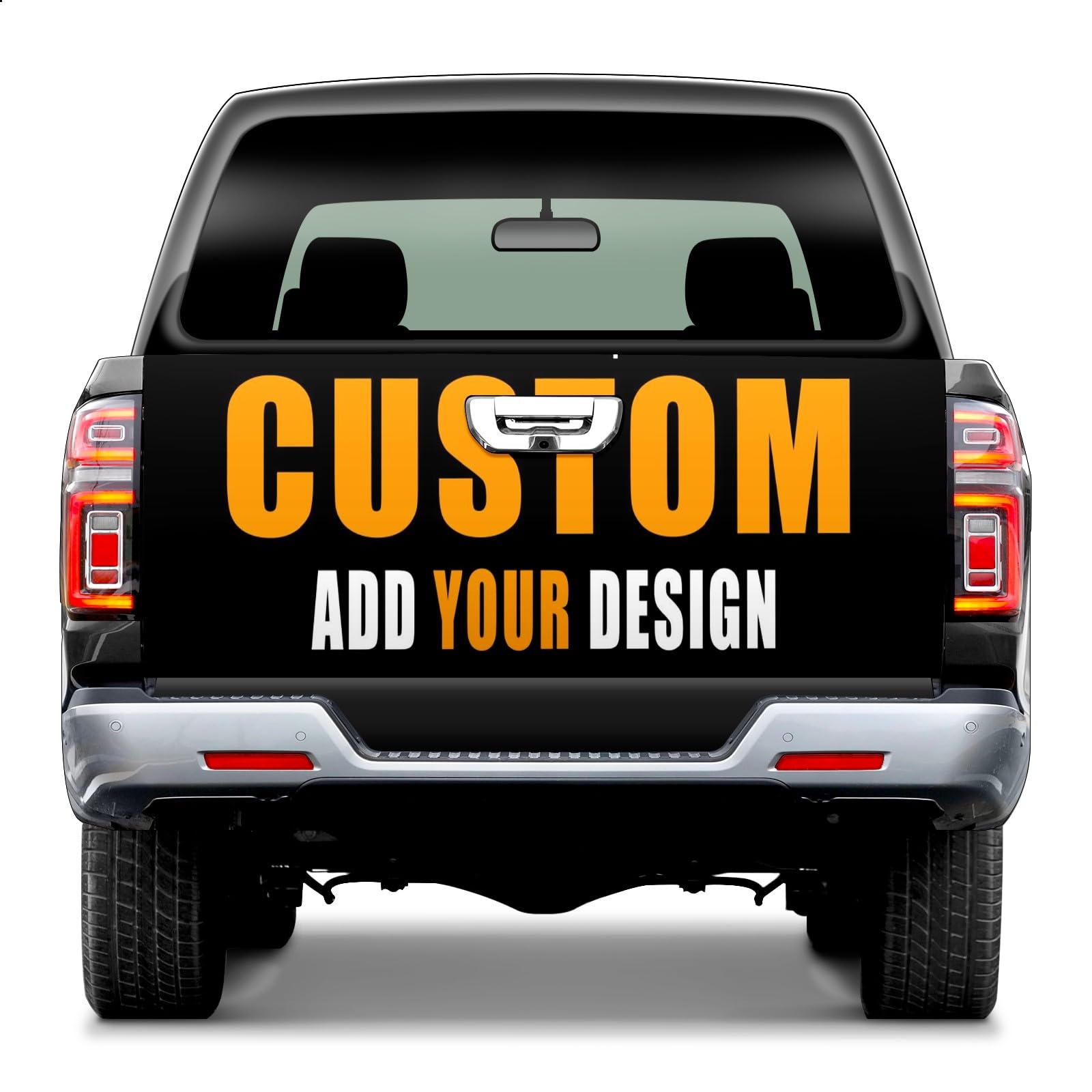 Custom Truck Tailgate Decal Wrap - Customized High-Definition Print Graphic Decoration Accessories Sticker, Personalized Universal Fit Tailgate Decal for Pickup Trucks