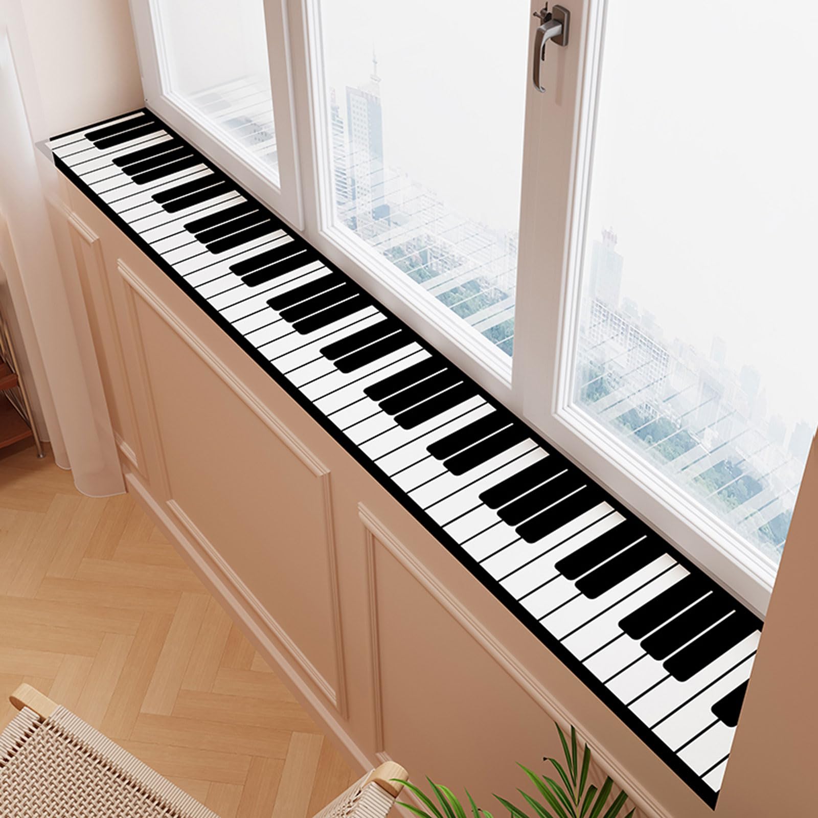 Chaoyilian Diatomaceous Earth Window Sill Absorbent Mat,Window-sills Absorbent Mat,Non Slip Cushion For Windowsill,Quick Drying,Waterproof,Dust-Proof,for Patio Living Room Bedroom Home