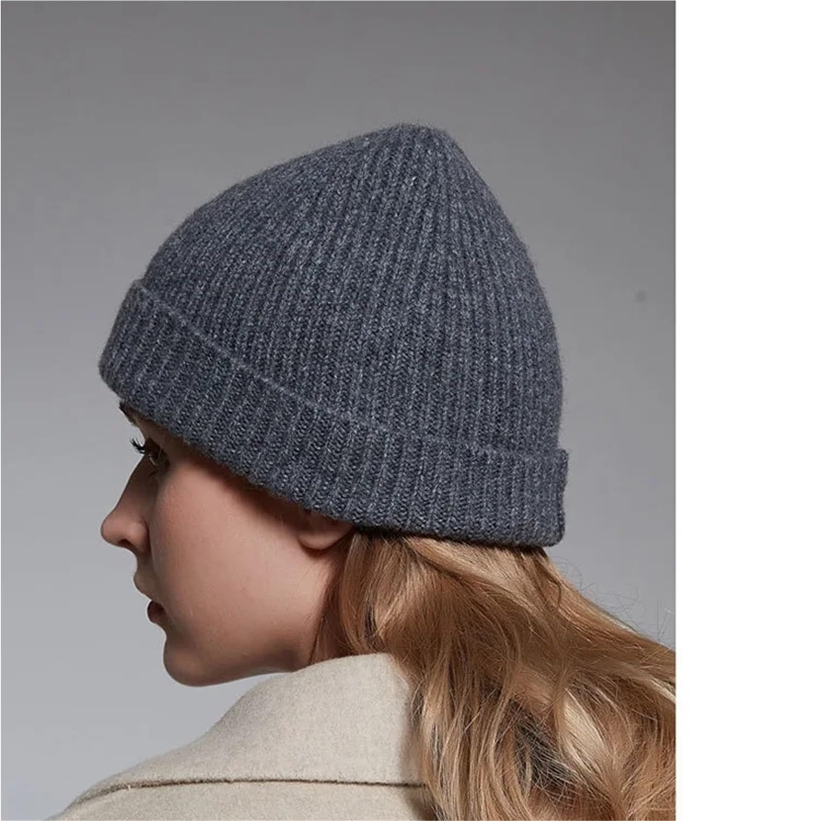 Berretto soffice Berretto di Lana Slouchy Berretto Lavorato a Maglia Unisex Caldo Invernale(Brown)