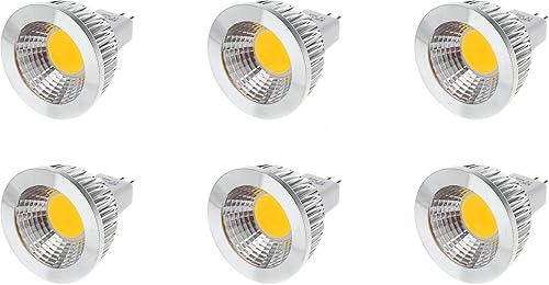 Miniatura 1 de 6 unidades I LED 1W MR16 GU5.3 lámpara de acento foco bajo consumo acento paisaje AC DC 12 voltios MR16 reemplazo halógeno bajo voltaje lámpara foco