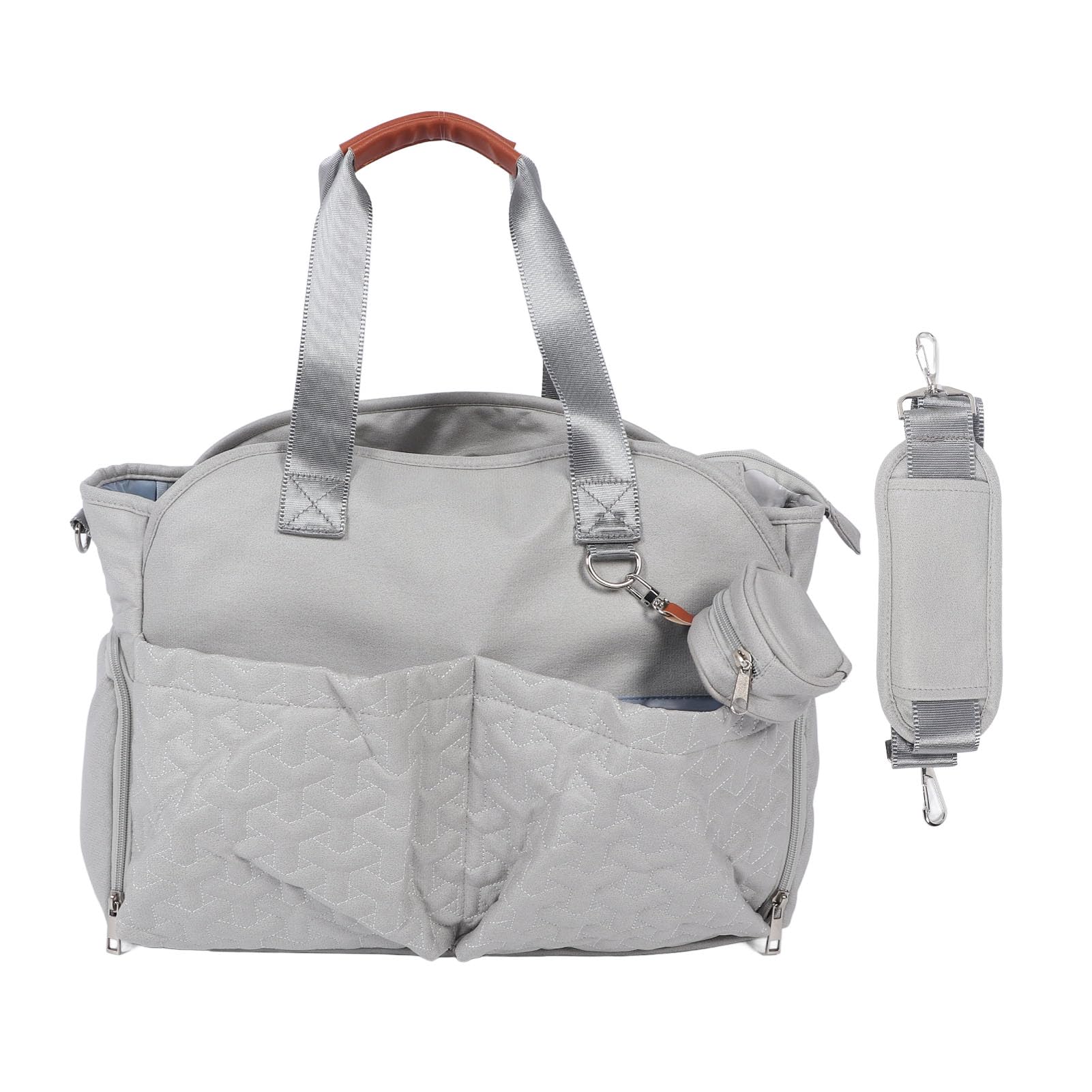 TOPINCN Borsa a Tracolla Organizer per Passeggino Multifunzionale in Tessuto Robusto di Grande capacità per i Genitori, Pratico per le Vacanze