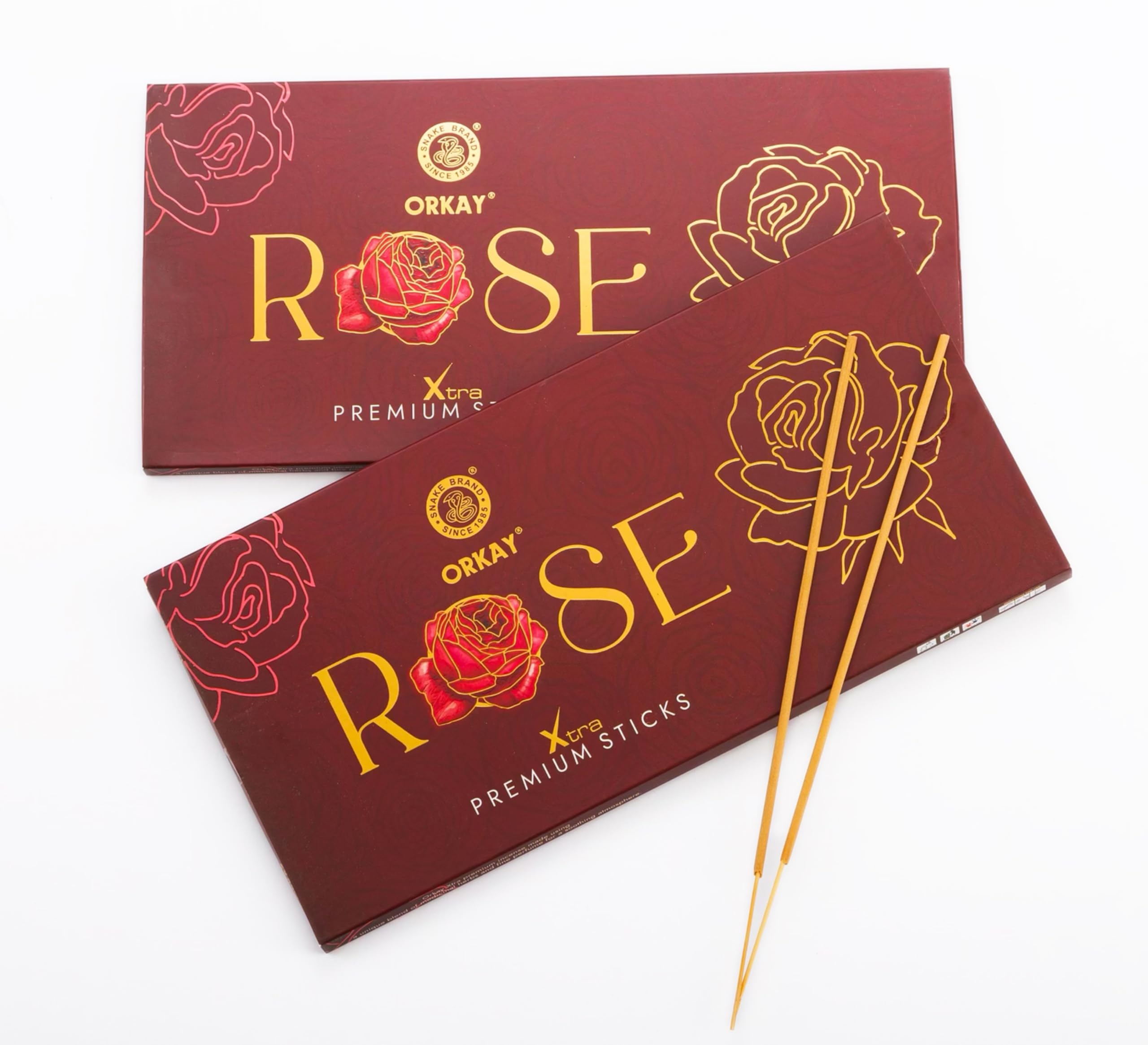Compatible with Snake Brand Orkay Rose 25 Sticks || Pack of 12 || Contains 300 Sticks Rose (25, Set of 12-image-45