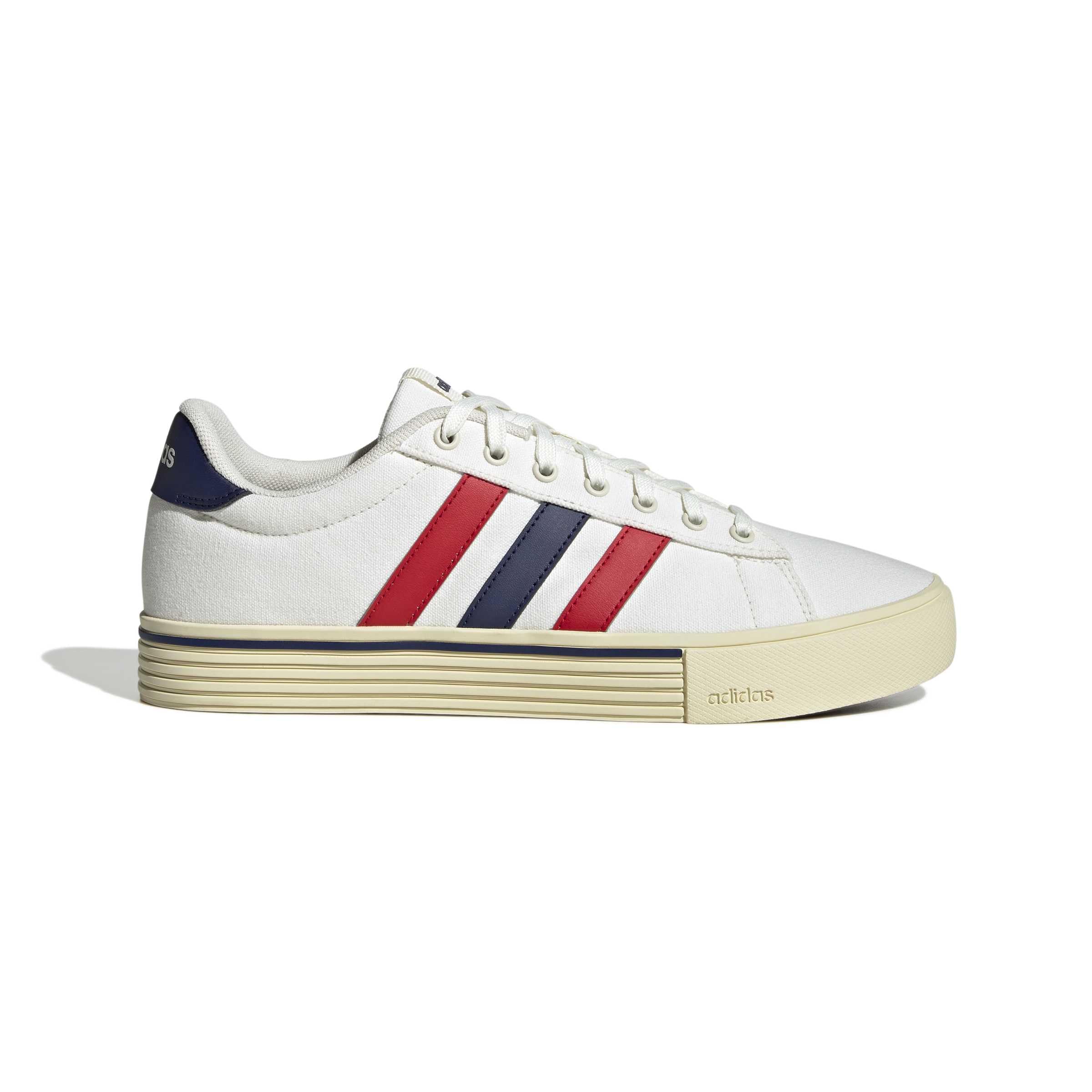 Adidas Unisex Daily 4.0 Shoes, Off White/Better Scarlet/Dark Blue, 46 EU