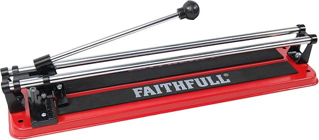 Faithfull FAITLC300 Wall and Floor Tile Cutter 300mm (12in) square, 210mm diagonal, 10mm thick cutting capacity