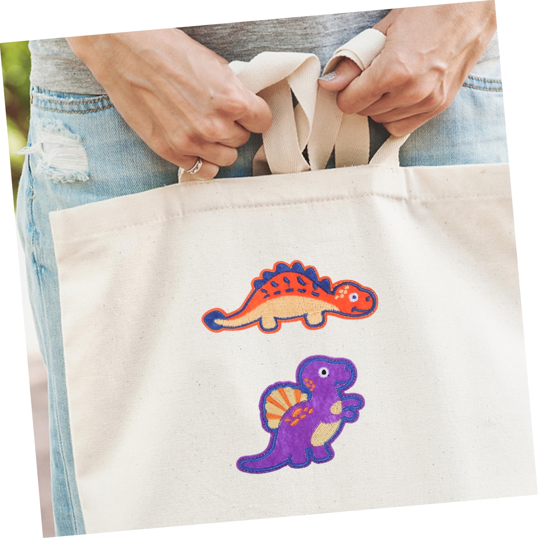 SHINEOFI 3 Stück 2 Dinosaurier-Aufkleber Flicken aufnähen Aufnäher für Jeans Ornament für Kinder schuhreparatur kinder bastelset Reparaturmaterialien für Kleidung Rucksack-Patches Polyester