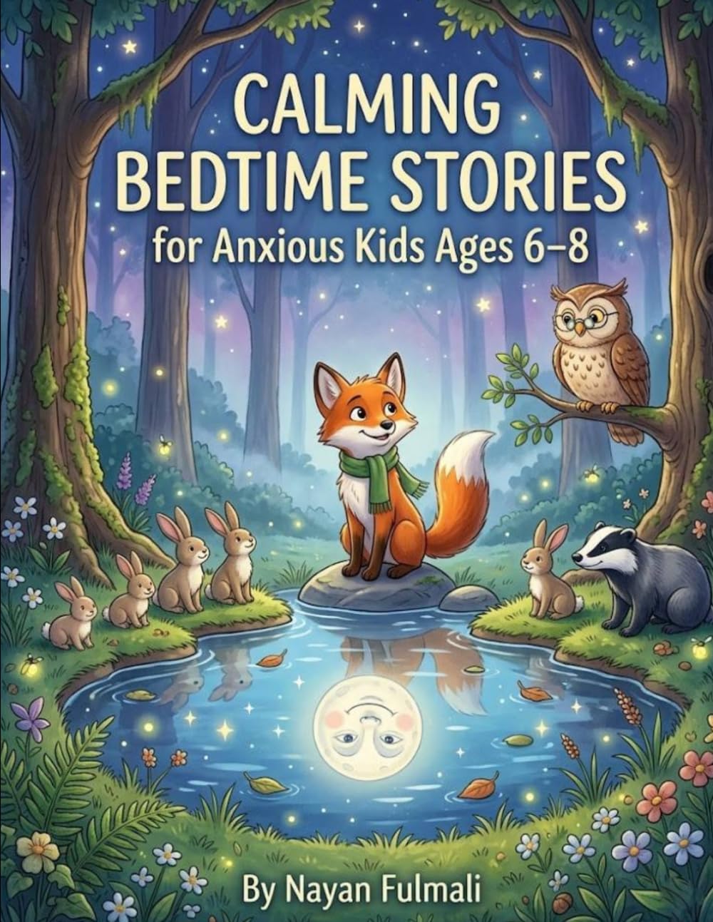 Calming Bedtime Stories for Anxious Kids Ages 6–8: Gentle Sleep Stories to Ease Worries, Build Confidence, Encourage Relaxation, and Help Children Fall Asleep Peacefully