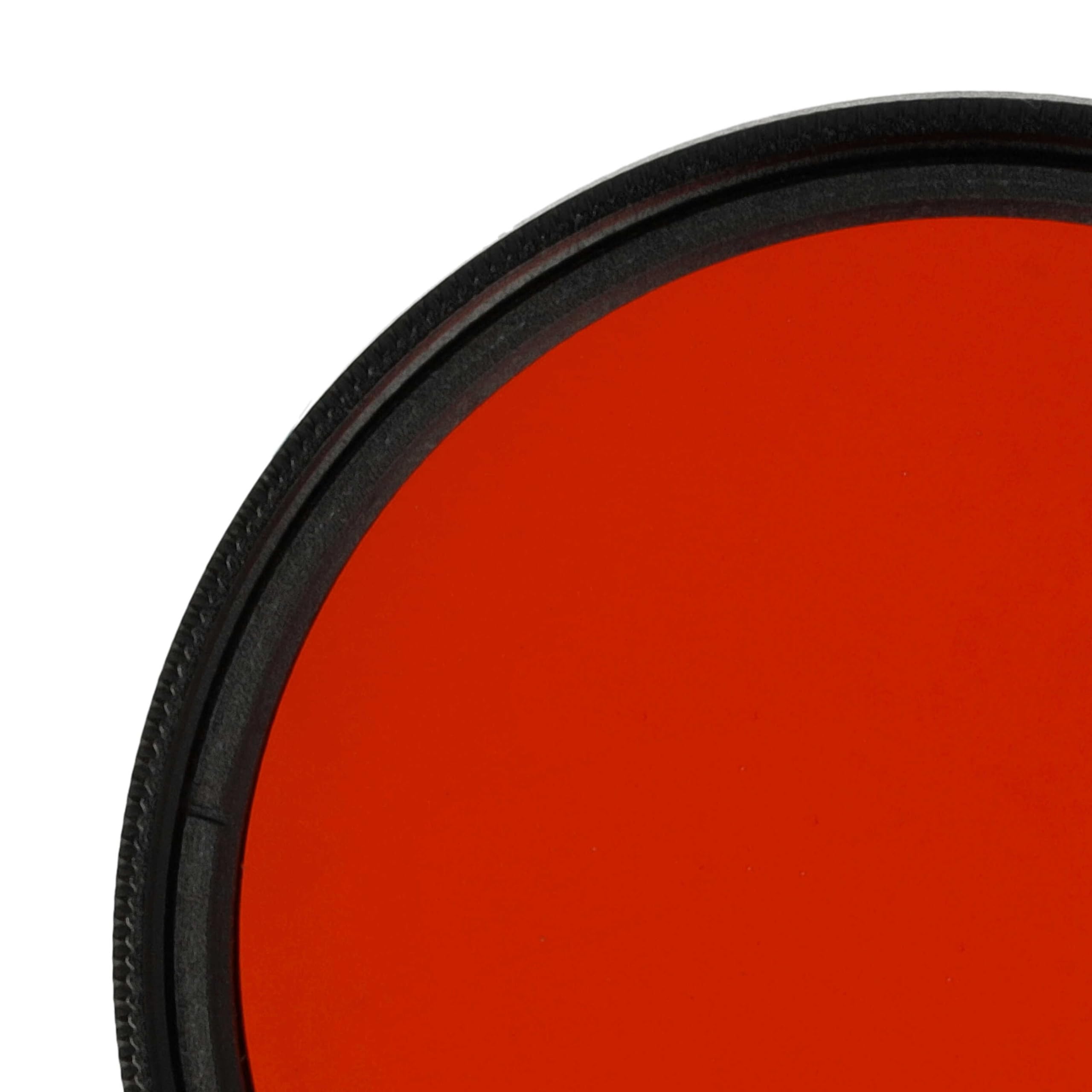 vhbw Uniwersalny kolorowy filtr pomarańczowy do obiektywów aparatu z gwintem filtra 49 mm - pomarańczowy filtr