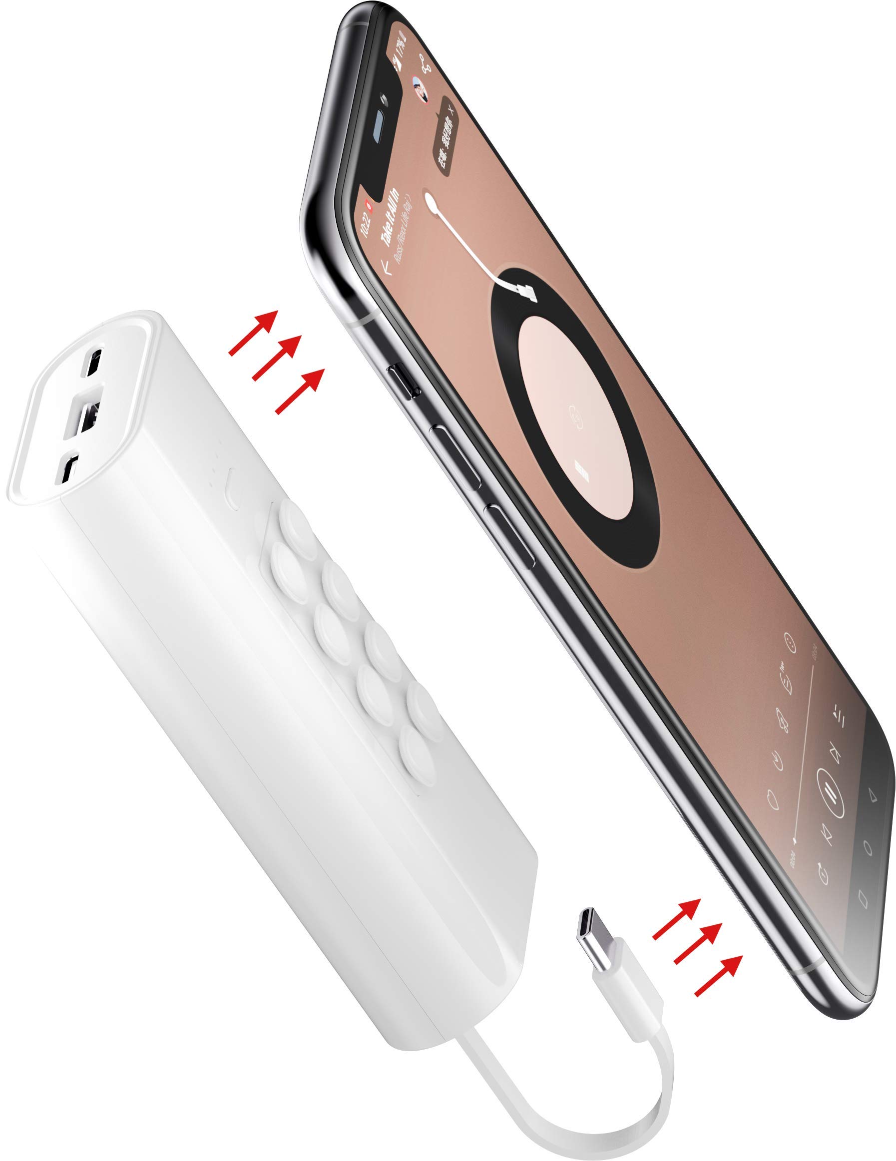 Amazon | モバイルバッテリー 大容量 充電器 軽量 10000mAh 小型