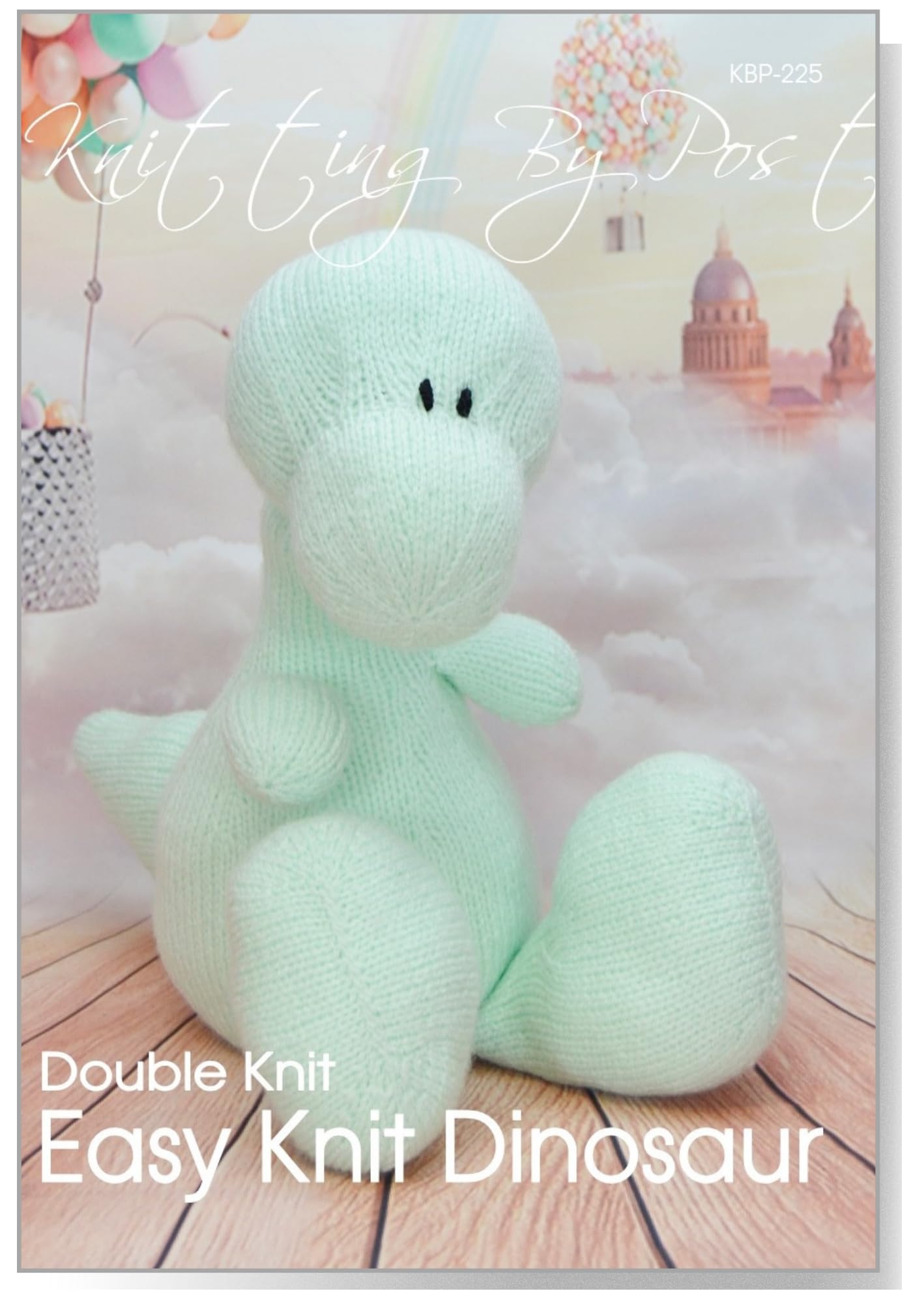 Knitting By Post Knitting Pattern Easy Knit Dinosaur From