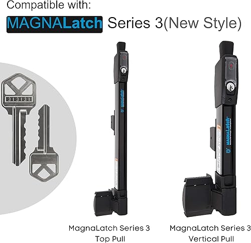Miniatura 3 de Magna Latch Series 3 - Llave de repuesto para cerraduras Magna-Latch con orificio de cerradura orientado hacia adelante (nuevo estilo), llave 313131