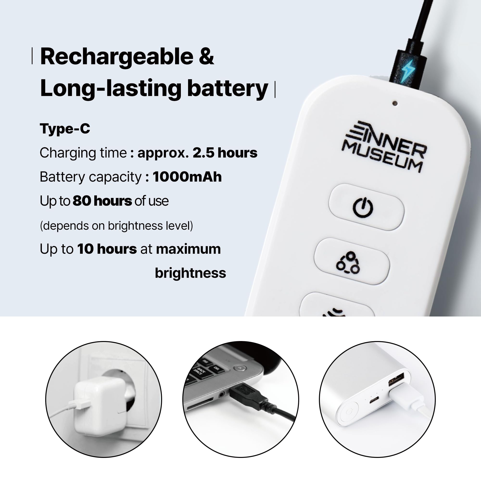 Luz de libro con clip para ropa con funda portátil, lámpara LED recargable por USB para leer en la cama, 3 modos de color amigables con los ojos, atenuación de 3 niveles, gran regalo para