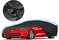 Vista 14 de Proadsy - Cubierta para automóvil, resistente al viento, sol, lluvia, rayos UV, polvo y nieve, para todo tipo de clima, impermeable, funda