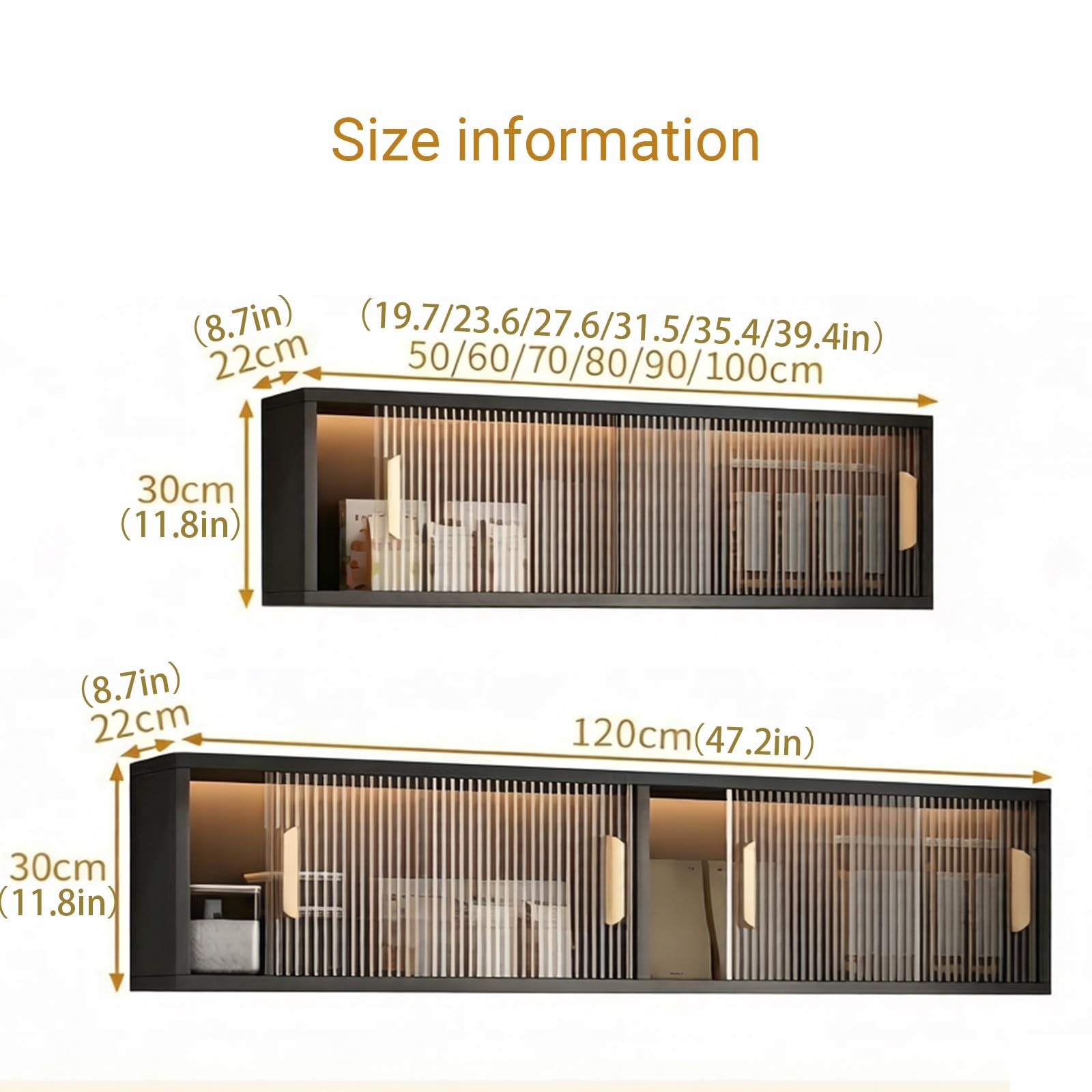 Armario de Baño Pared con Puerta de Acrílico, Mueble Auxiliar de Aluminio Nido de Abeja para Cocina y Baño, Estante de Almacenamiento Suspendido(Black,90 * 22 * 30CM/35.4 * 8.7 * 11.8IN)