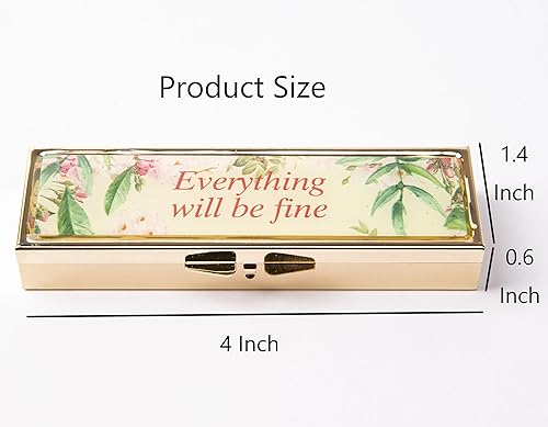 Miniatura 4 de AmyZone - Organizador de pastillas semanal de 7 días con recordatorio de viaje, portátil, compacto, pastillero para guardar vitaminas, Tylenol,