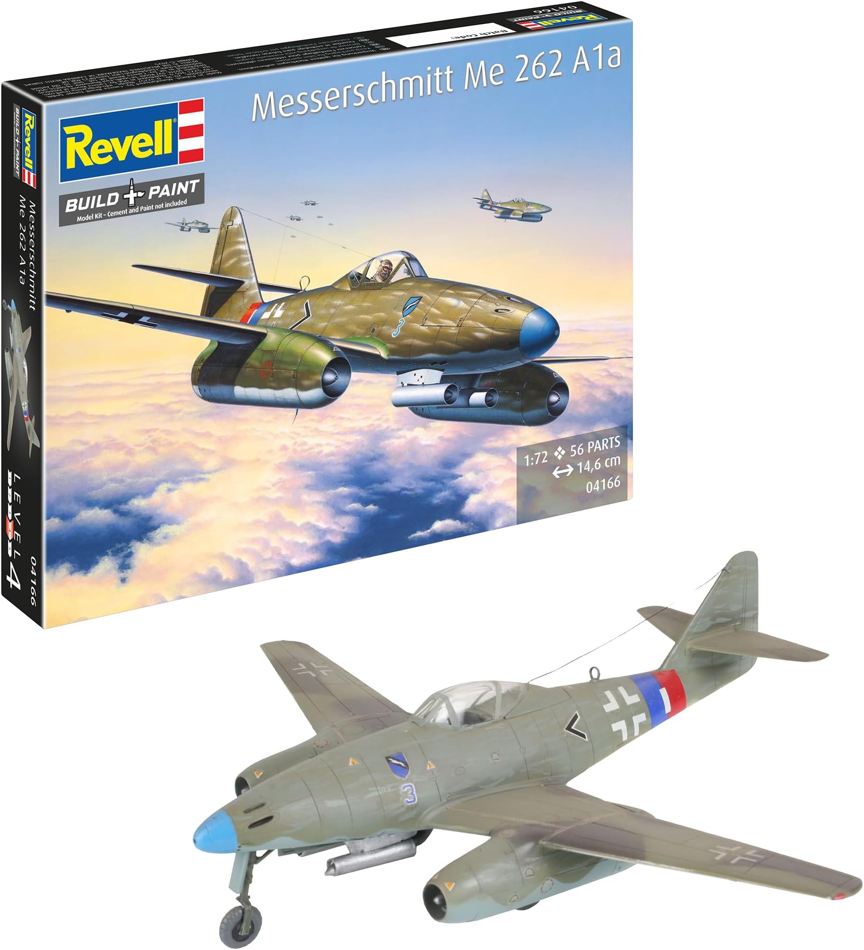 04166 Messerschmitt Me 262 A-1A Model Kit