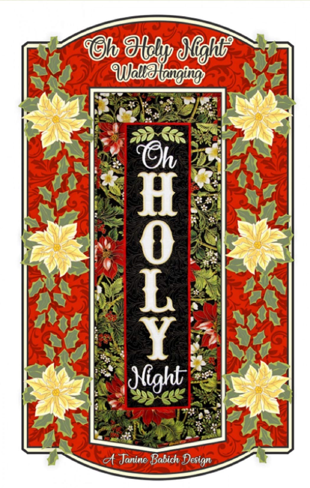 Oh Holy Night Wall Hanging # JBDOHN Janine Babich Designs Machine Embroidery Designs