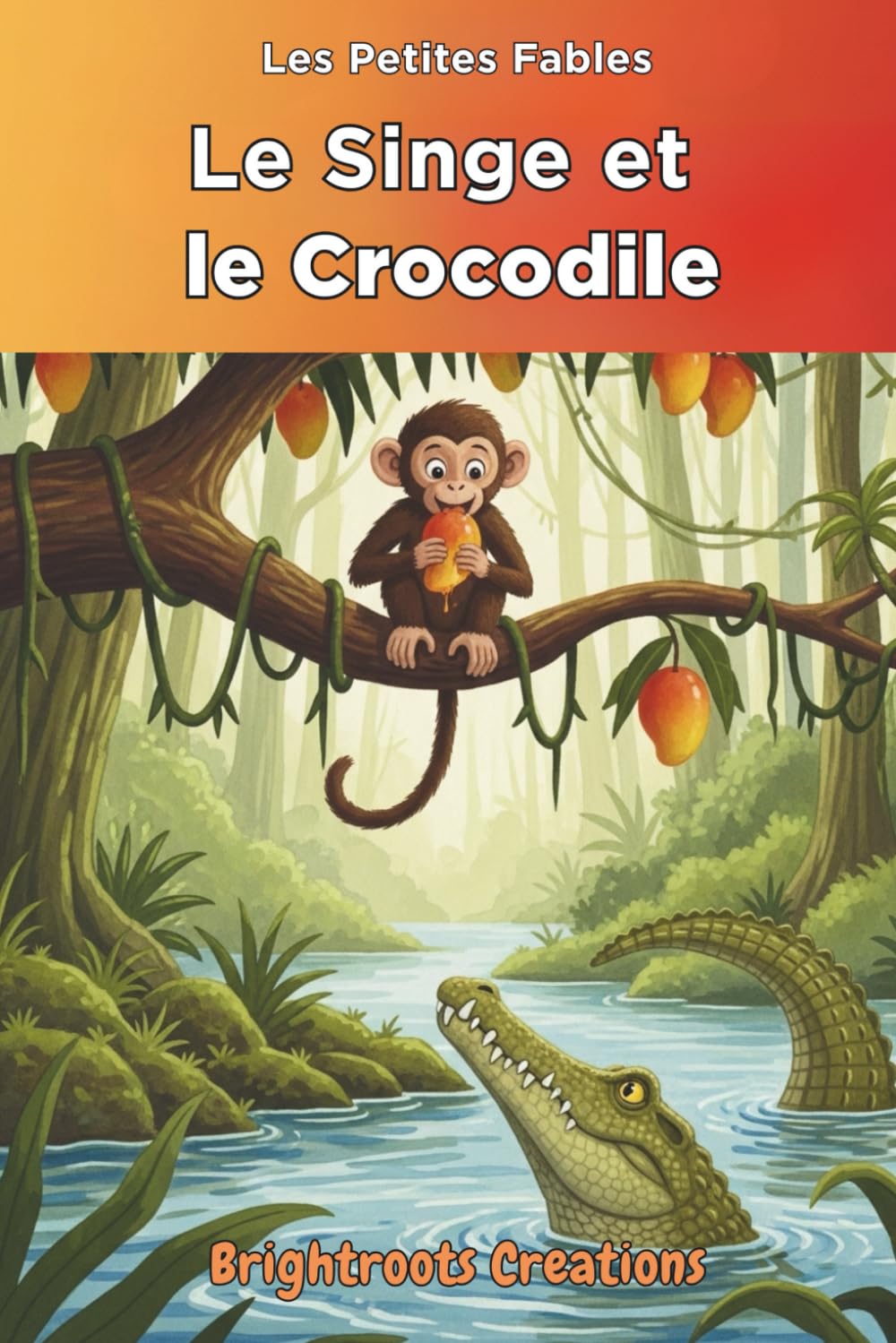 Le Singe et le Crocodile: The Monkey and the Crocodile Classic Tale (La série des Petites Fables)