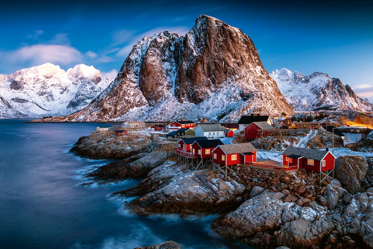 Ravensburger - Puzzle Adulte - Puzzle 3000 pièces - Hamnoy, Iles Lofoten - Adultes et Enfants à partir de 14 Ans - Puzzle de qualité supérieure fabriqué en Europe - Norvège - Évasion - 17081