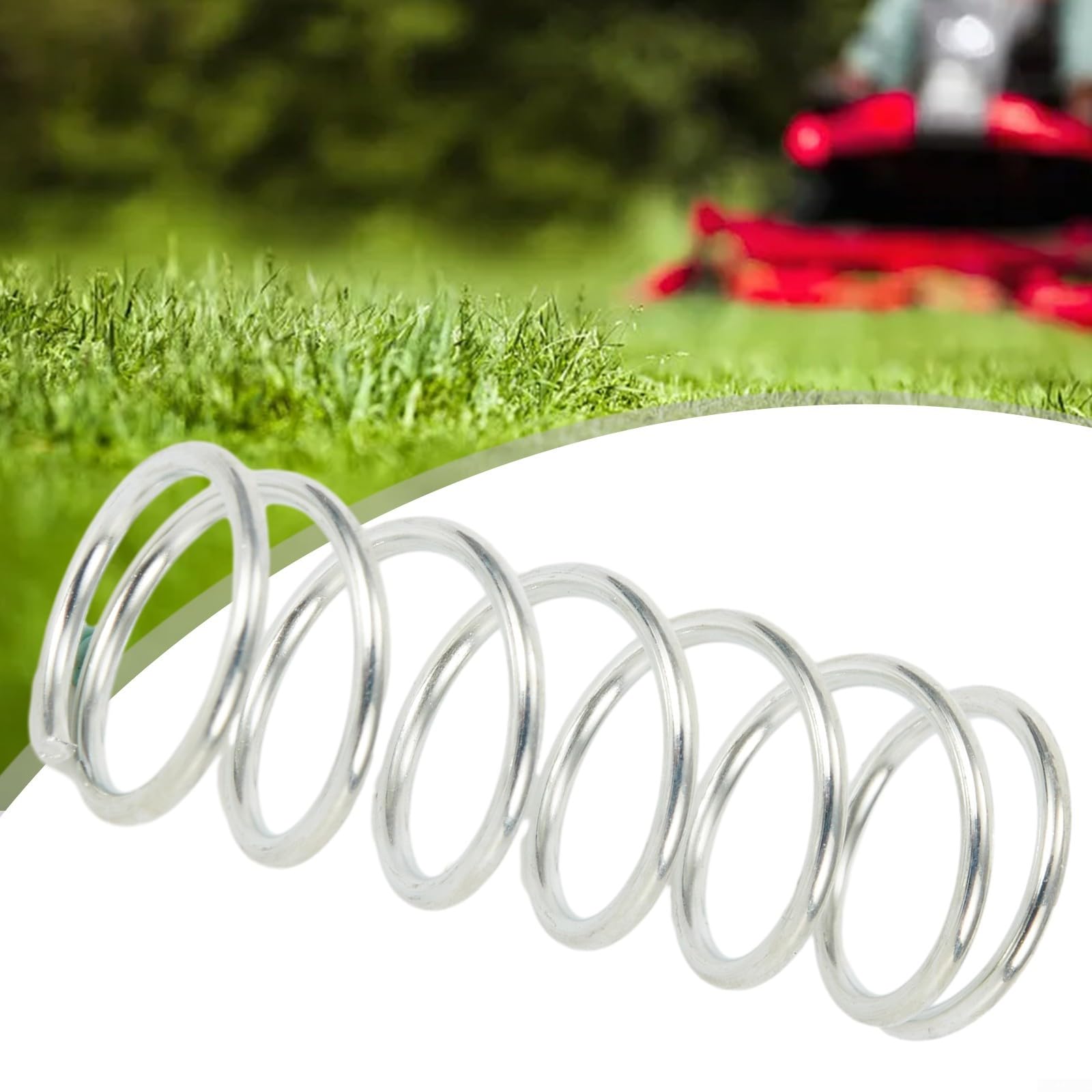 Molla di ricambio per decespugliatore, molla interna 14,5 mm x 43 mm per teste decespugliatore a 2 linee, acciaio ad alta elasticità, solo molla senza tappo incluso